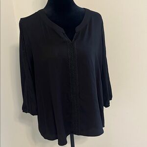 Elegant Black Women's Top